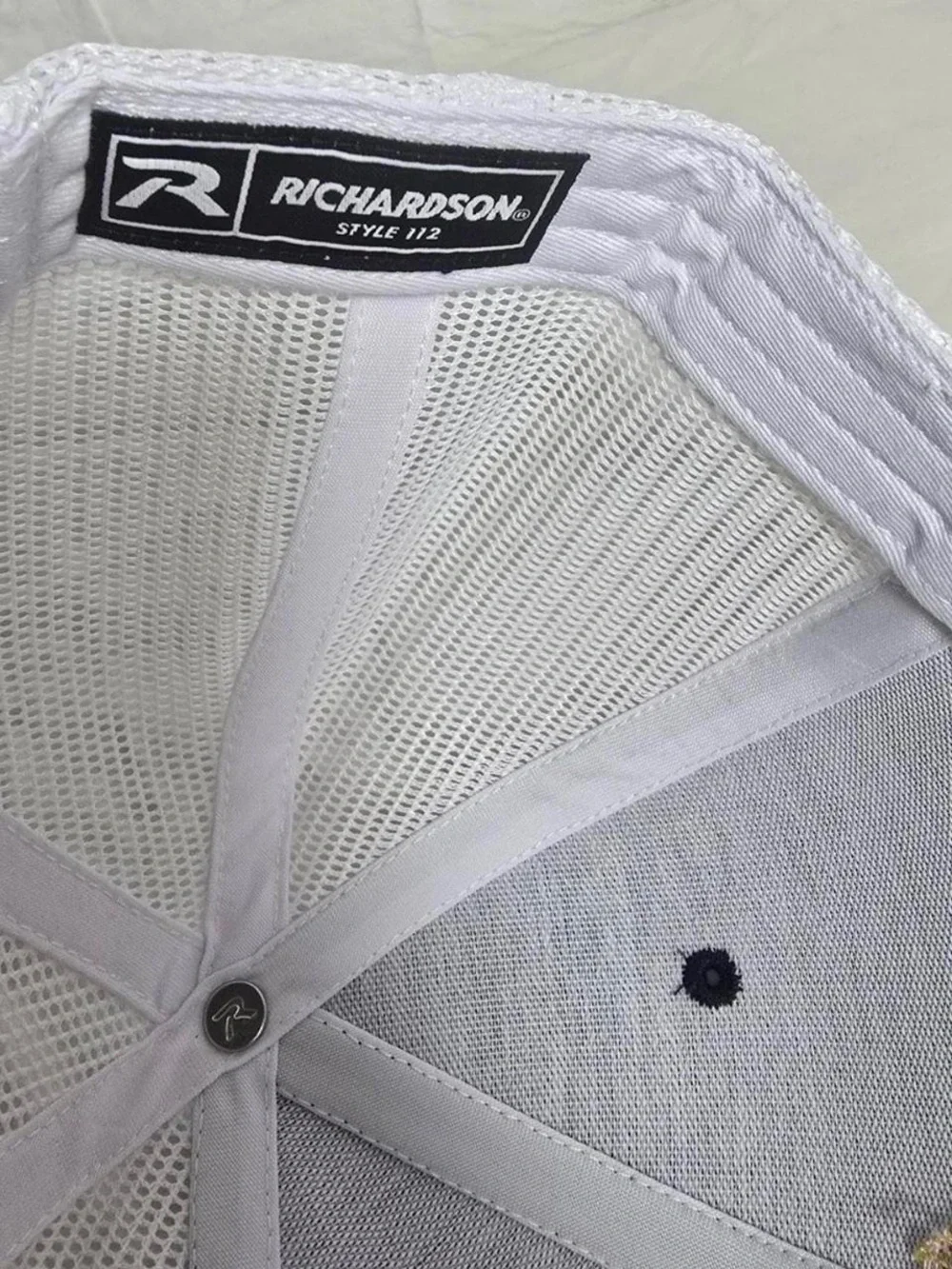 Don’t Fish By Me Richardson 112 Trucker Hat Navy White Snapback Fishing Cap New